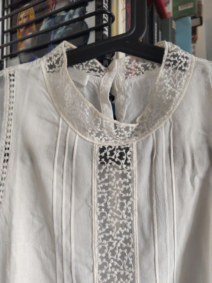 Blouse Promod dentelles - photo numéro 2