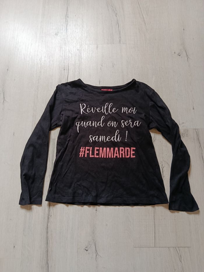 Tee-shirt manches longues marque tissaia basics taille 12 ans