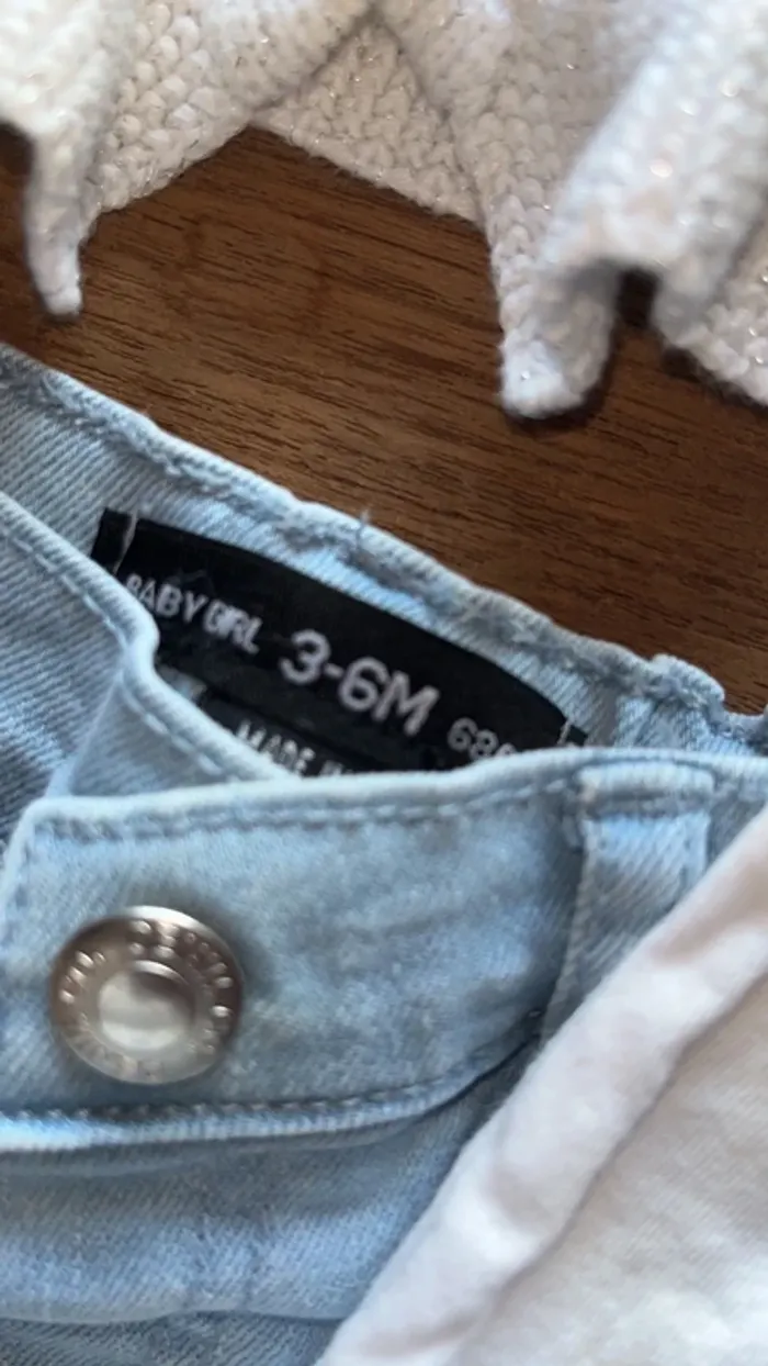 short primark/tee-shirt kiabi/gilet lulu castagnette 3 mois/pull gemo 6 mois offert (etat moyen) - photo numéro 10