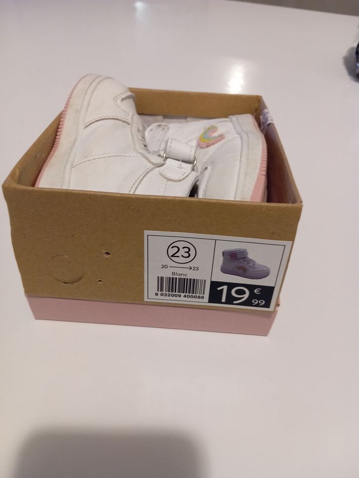 Tennis montante en 23 blanche - photo numéro 9