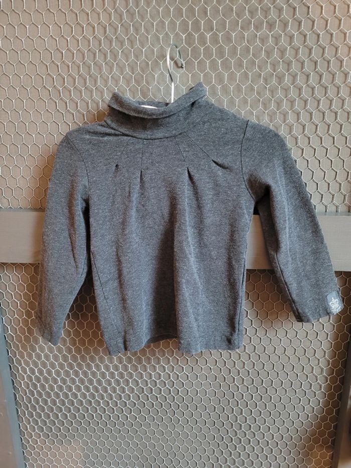 Sous pull gris Chipie gris 2 ans