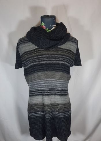 Pull à manches courtes col roulé,  M