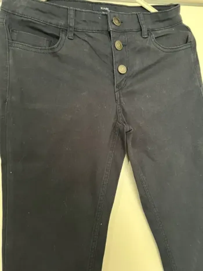 Pantalon coupe slim bleu marine Kiabi - photo numéro 2