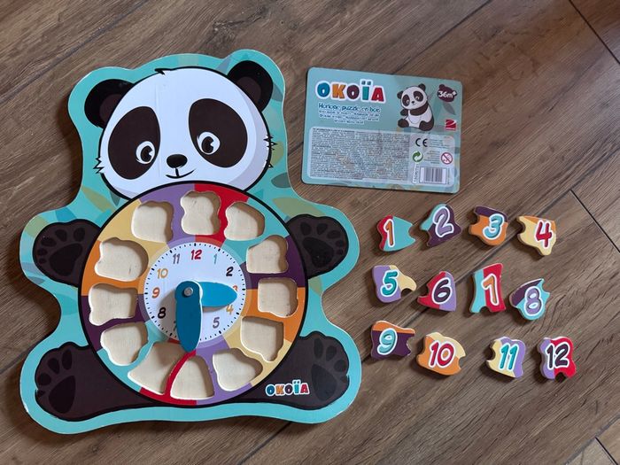 Puzzle horloge bois okoïa - photo numéro 2
