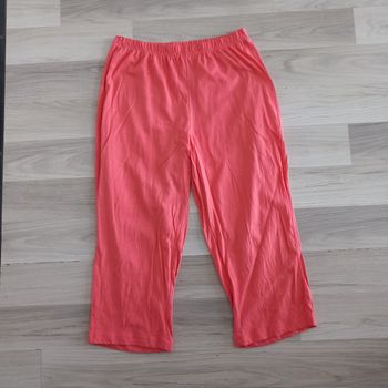 Pantacourt legging femme couleur saumon taille S