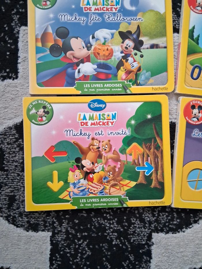 Lot de 6 livres ardoises La Maison de Mickey - photo numéro 4