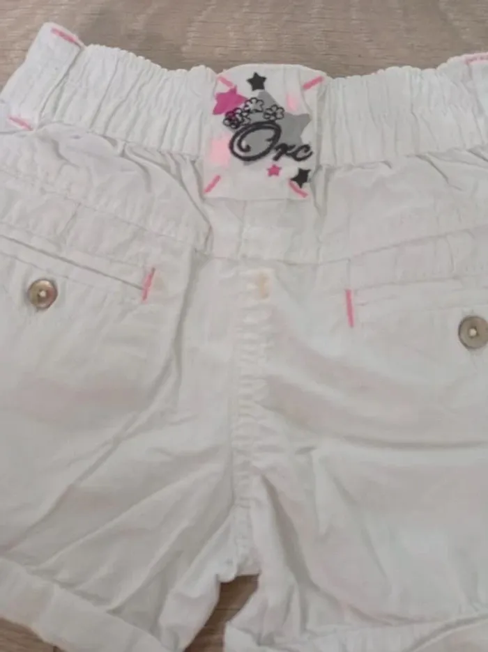 Lot de 2 shorts noir et blanc Orchestra 2 ans - photo numéro 4