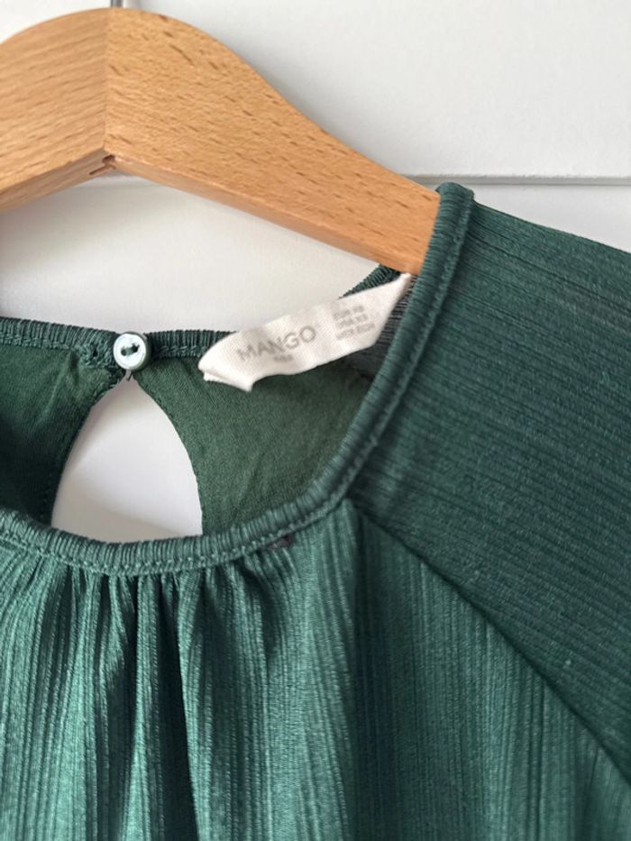 Robe fluide verte mango enfant - photo numéro 4