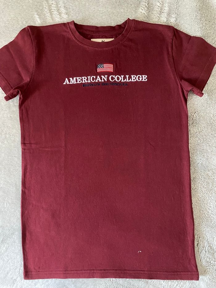 T-shirt américain collège 14 ans - photo numéro 3