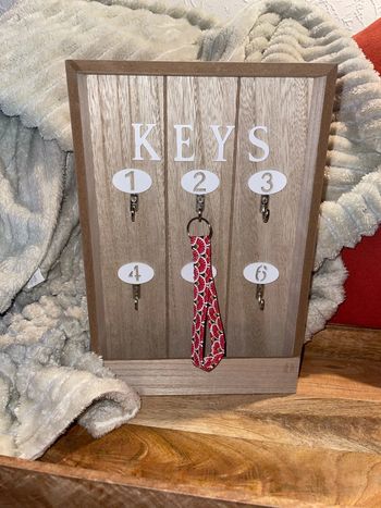 Porte clé dragonne tissus