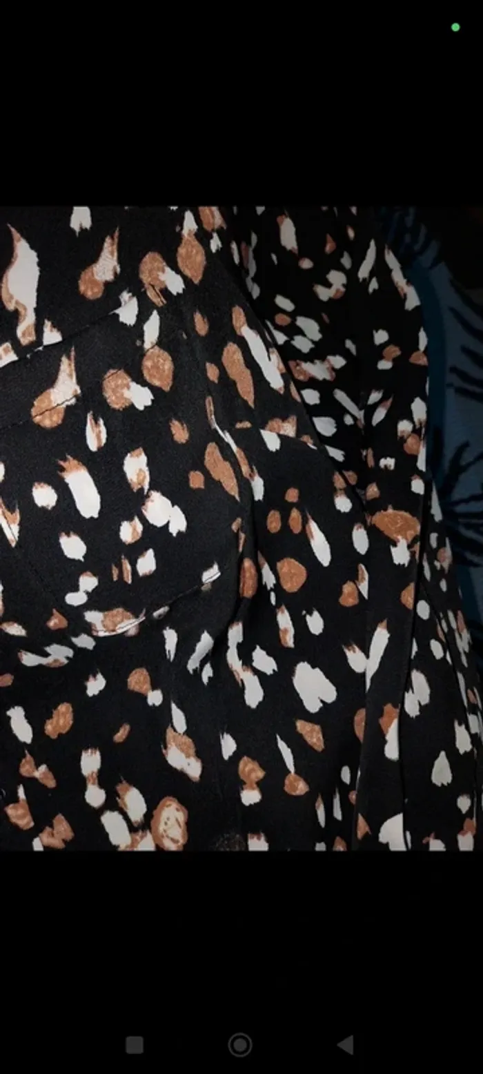 Chemise noire à motifs Emma et Ella S - photo numéro 2