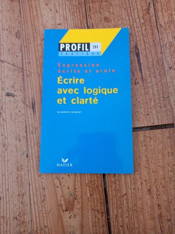 Manuel Hatier écrire avec clarté et logique en bon état