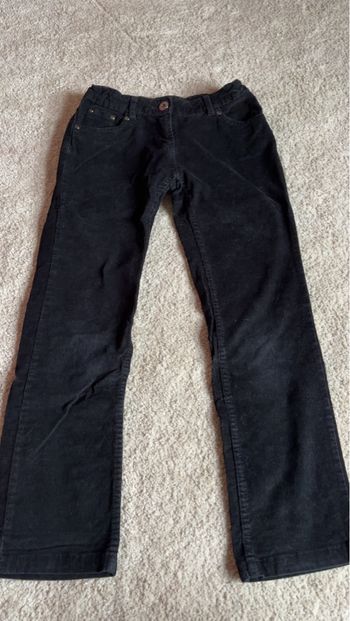 Pantalon en velours noir avec élastique taille 10ans SisMix
