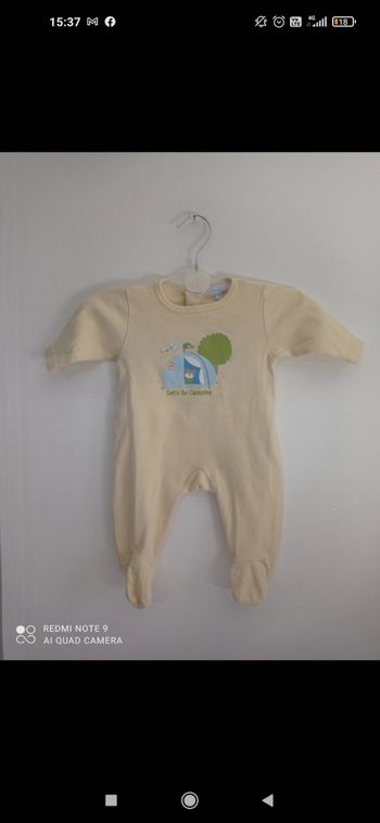 Pyjama tex baby 1 mois
