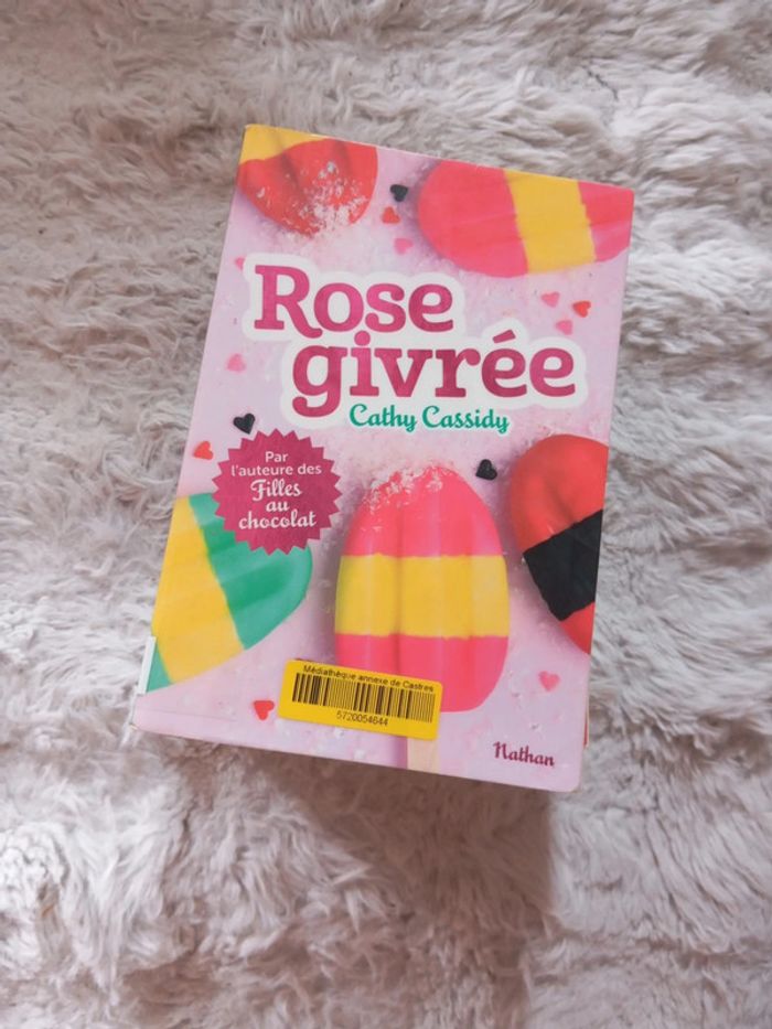 Rose givrée