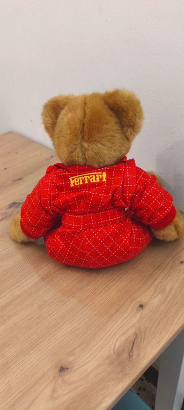 Rare Lauda Bear Ferrari F1 vintage - photo numéro 3