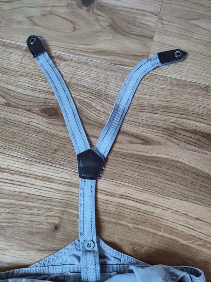 Salopette gris clair 18 mois - photo numéro 2