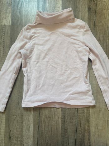 Pull col roulé rose pâle Kiabi - Taille 3 ans (90/97 cm)