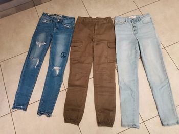 Lot de 3 jeans Jennyfer / Tally weijl taille 34