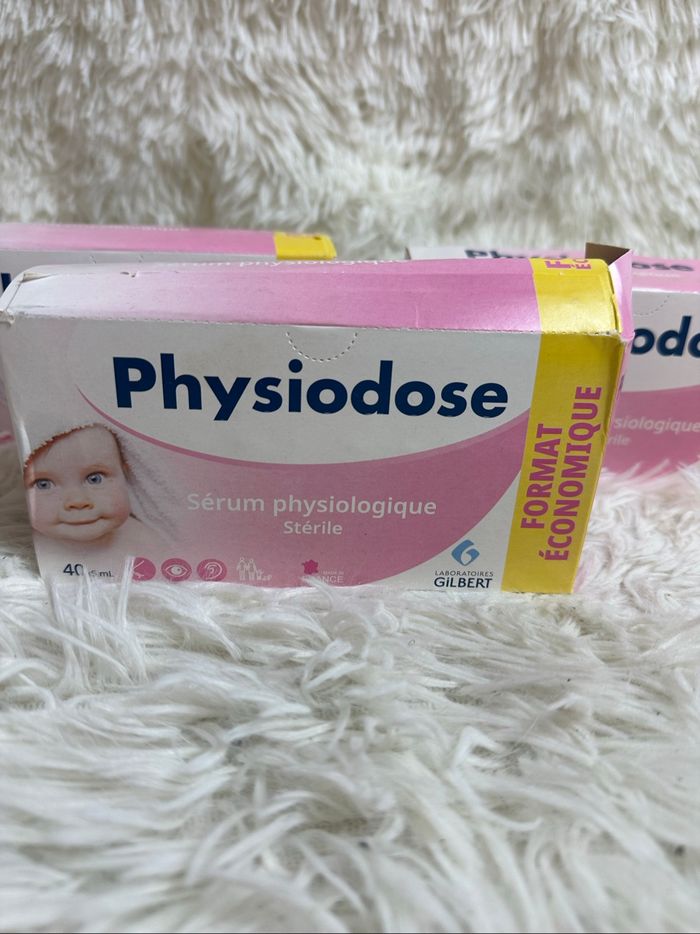 Lot de 3 boîtes de sérum physiologique Gibert - photo numéro 2