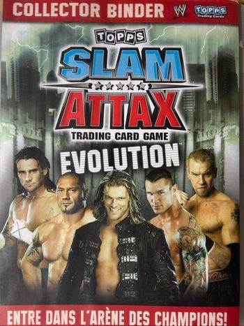Classeur cartes WWE Slam Attax Évolution