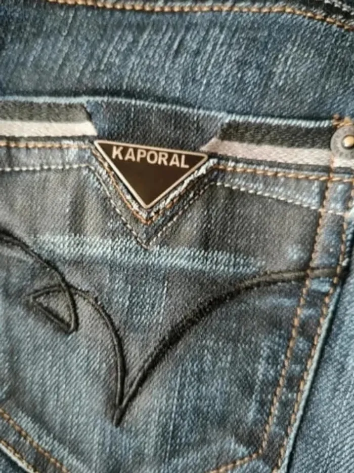 Jean Kaporal modéle aud ,coupe regular ,taille basse ,stretch - photo numéro 12
