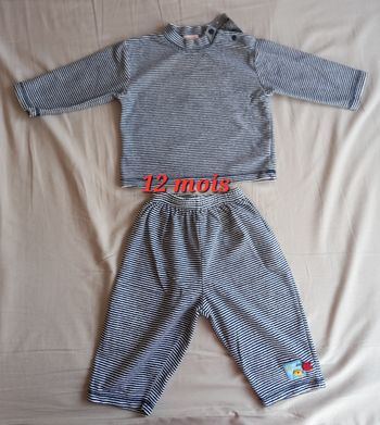 Pyjama 2 pièces 12 mois