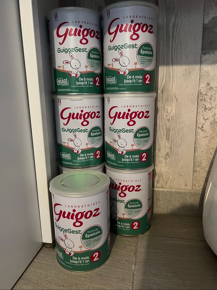Lait guigozgest 2 eme âge