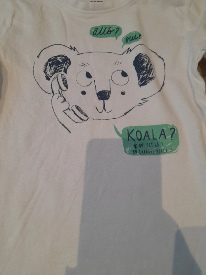 Tee shirt manches longues 🐨 gemo 4 ans - photo numéro 3
