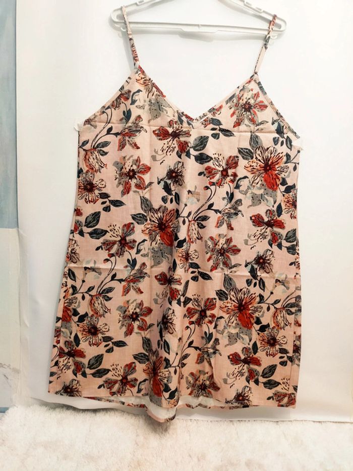 🌸 Robe d'Été Multicolore à Fleurs - Taille XL - Neuve 🌸