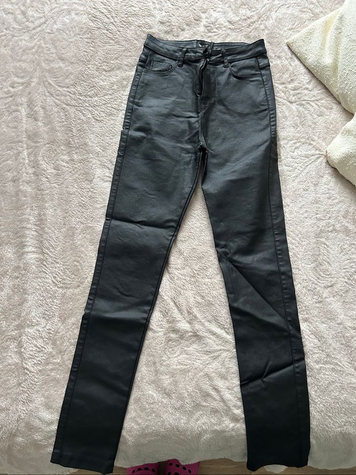 Pantalon shein simili cuir