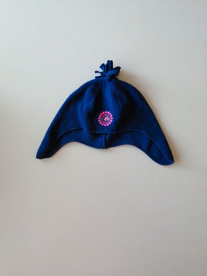 Ensemble châle bonnet moufles polaire - photo numéro 3