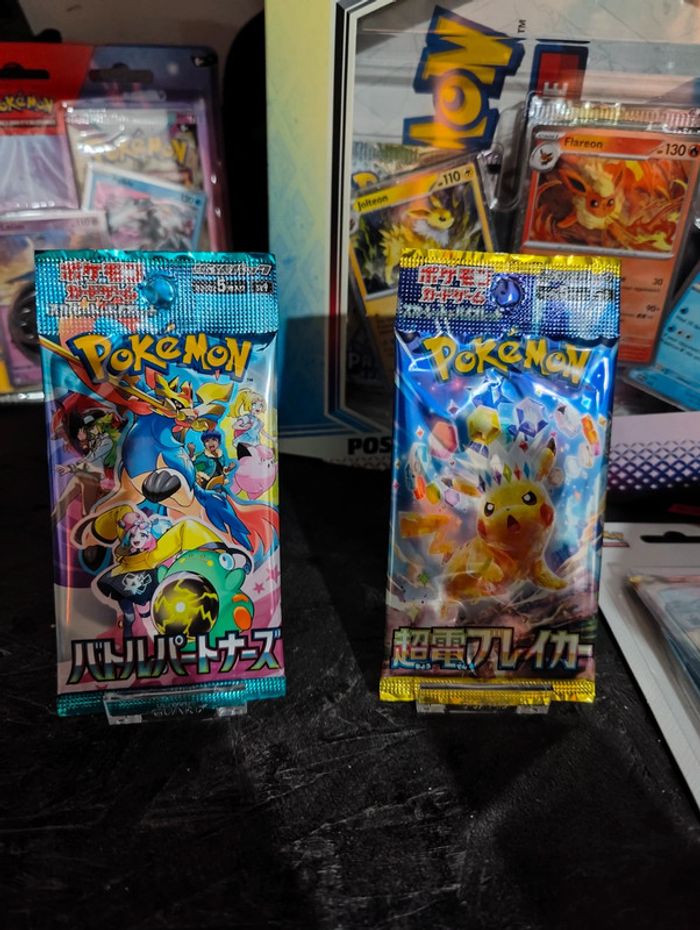 Booster Pokémon Ev8 et Ev9 Japonais.