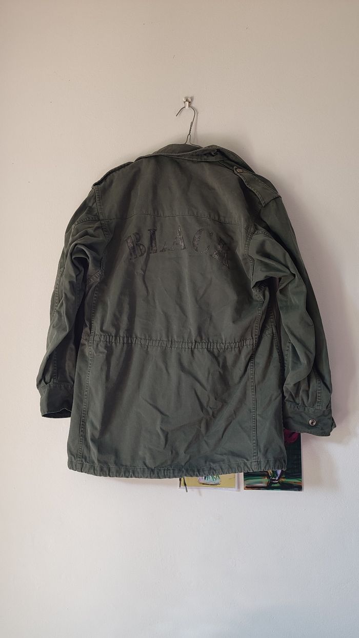 Veste kaki y2k style militaire taille S - photo numéro 2