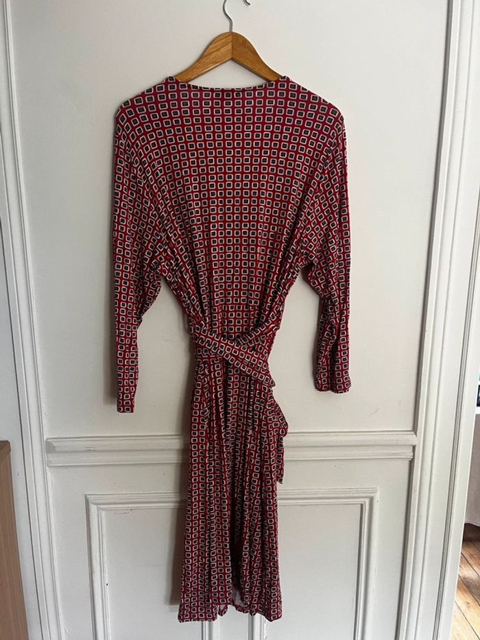 Robe rouge ceinture - photo numéro 3