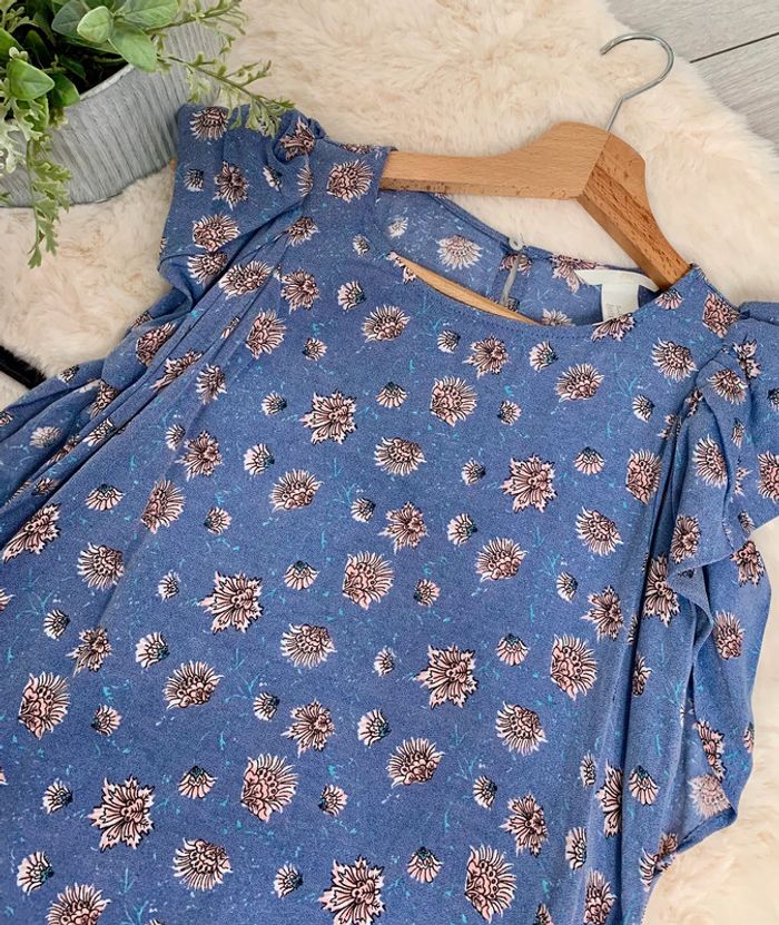 blouse imprimée à volant - photo numéro 2