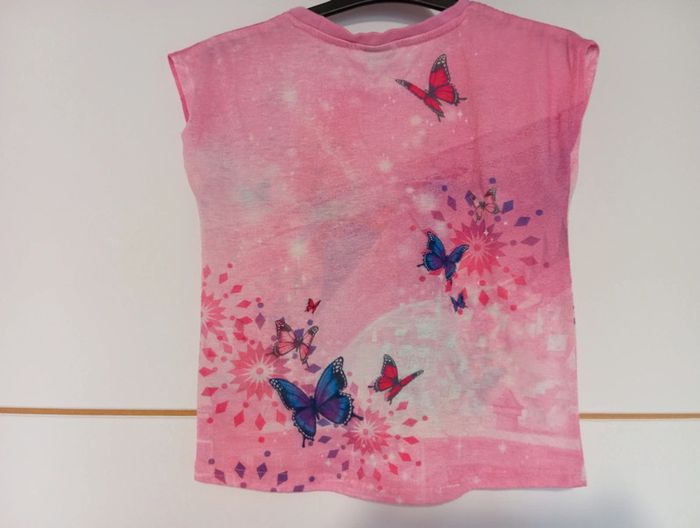 Lot 2 t-shirt Disney Reine des neiges 8 ans - photo numéro 3