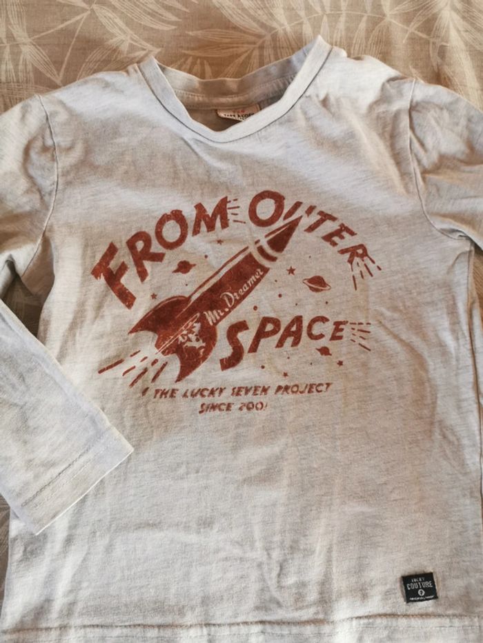 T-shirt fusée 3 ans - photo numéro 3