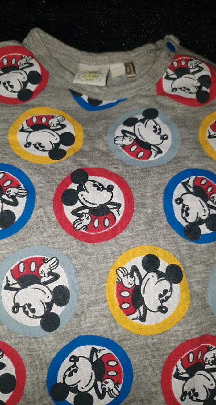 T shirt mickey 6 mois garçon - photo numéro 2