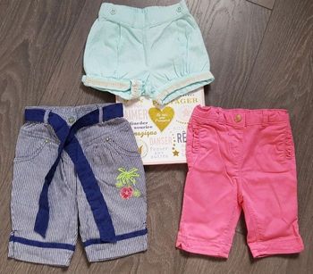Lot de 3 shorts 9 mois