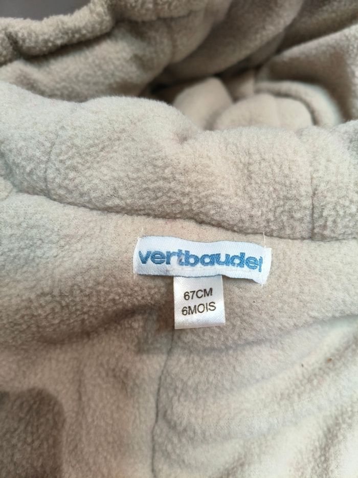 Combinaison hiver marron 6 mois vertbaudet - photo numéro 6