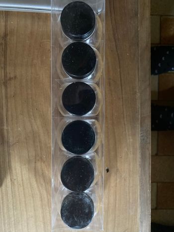 Lot de 6 mini bocaux en verre transparent