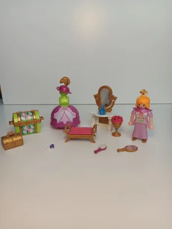 Lot figurines playmobil salon de beauté princesse