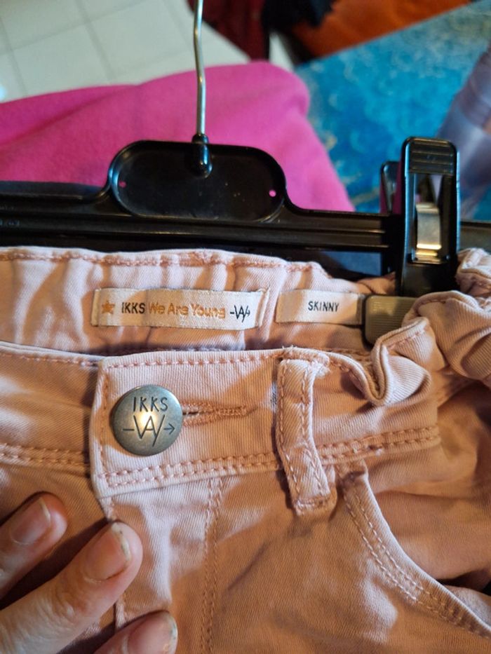 Jeans skinny 12 ans taille 22 ikks - photo numéro 3