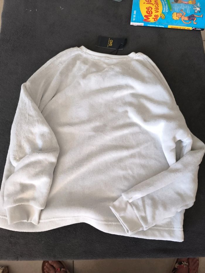 Haut sweat de pyjama oversize en polaire - photo numéro 3