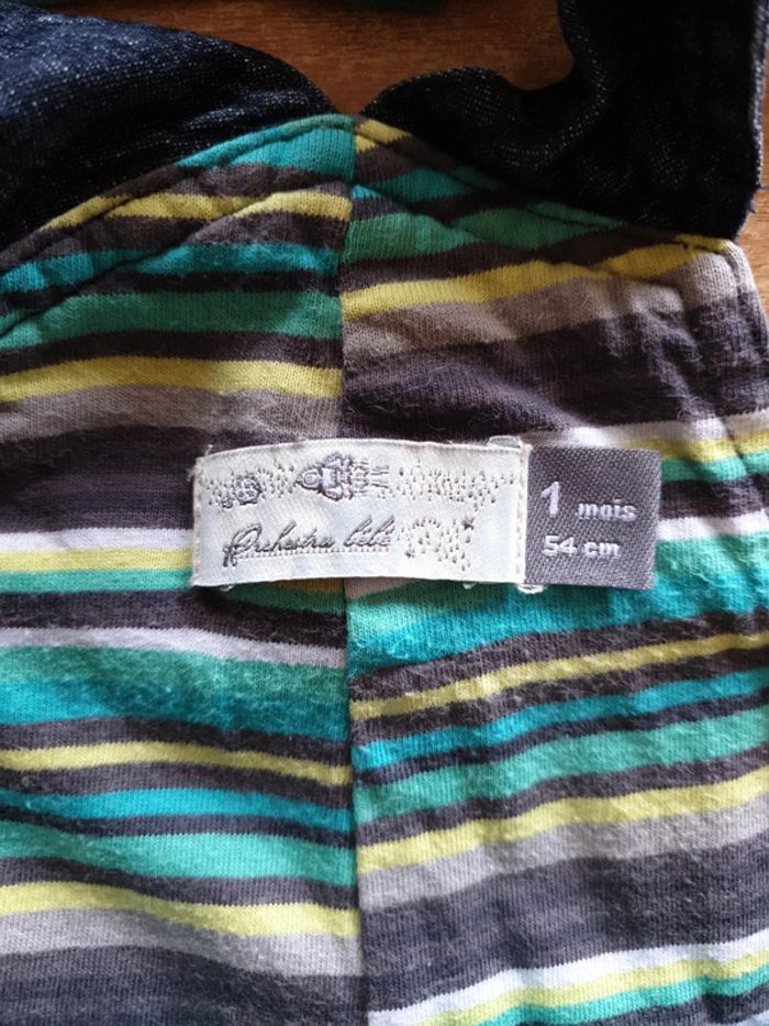 Ensemble salopette 1 mois Orchestra - photo numéro 7