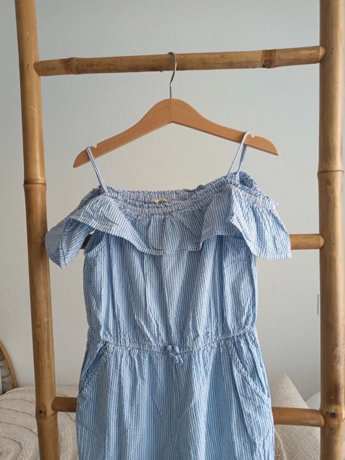 Combinaison légère rayée H&M 7 / 8 ans - photo numéro 4