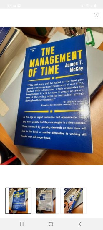 Livre thé management of time