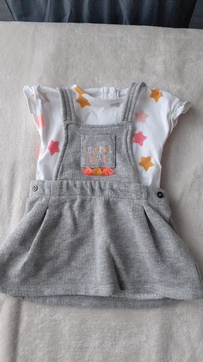 Ensemble robe t shirt à paillettes