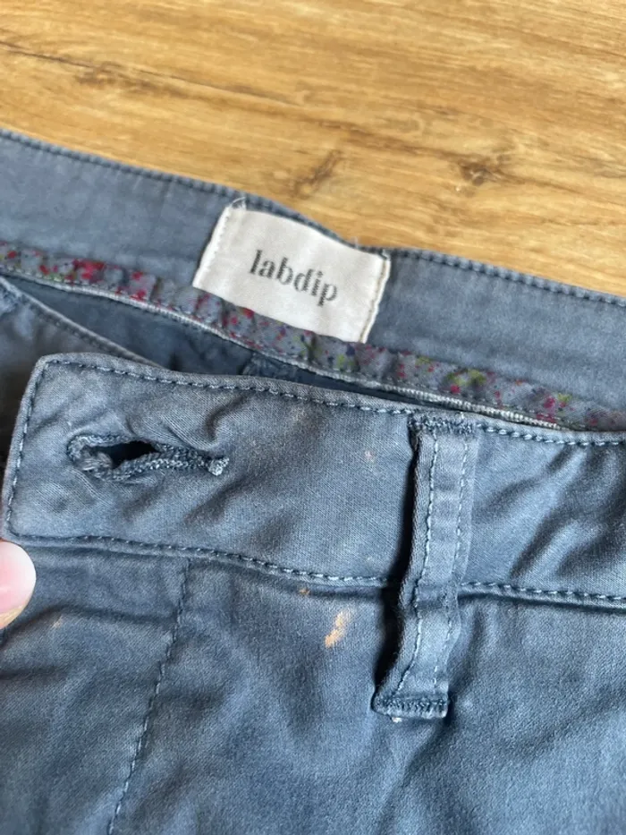 Chino bleu pétrole - photo numéro 4